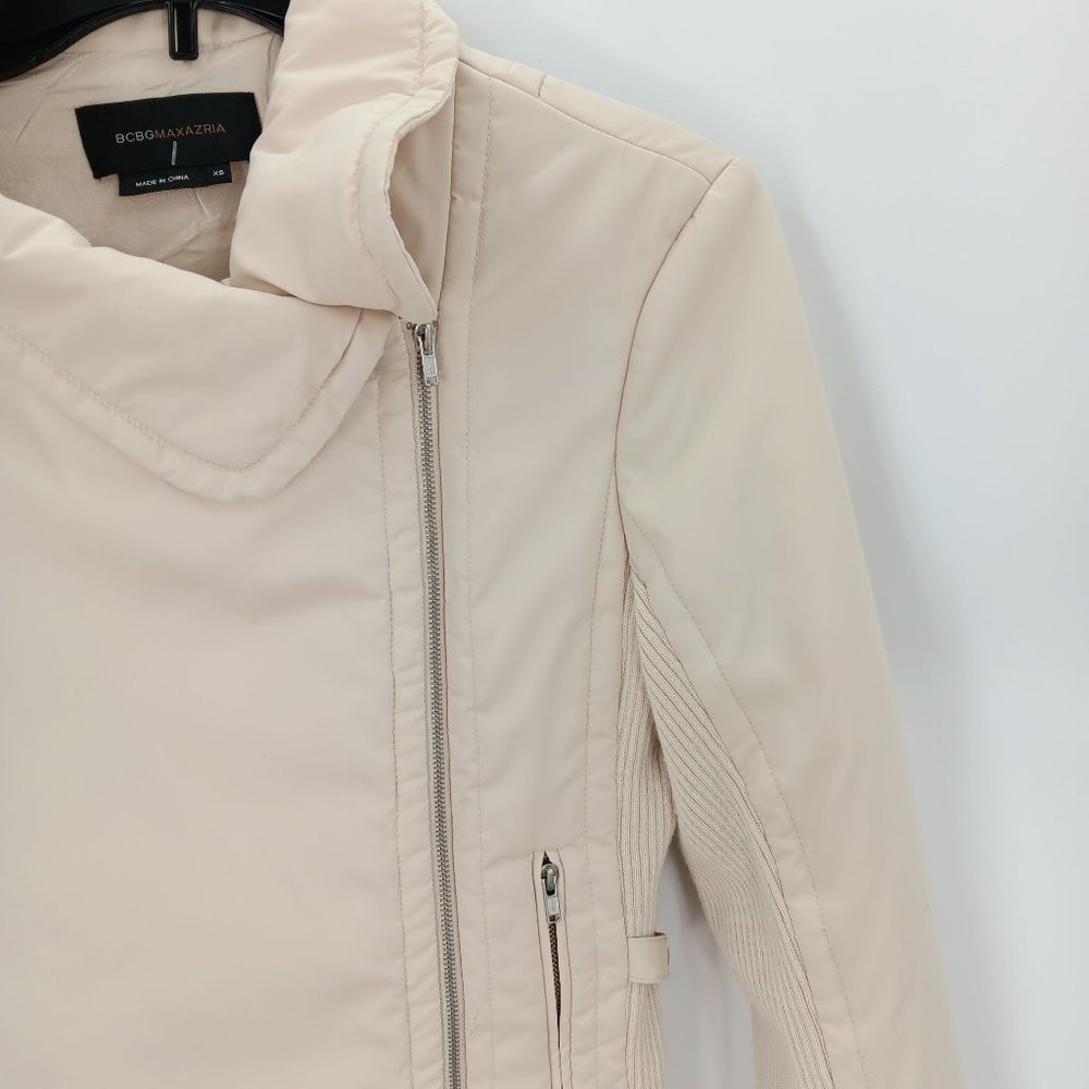 BCBGMAXAZRIA CREAM XS JACKET - Picture 12 of 16